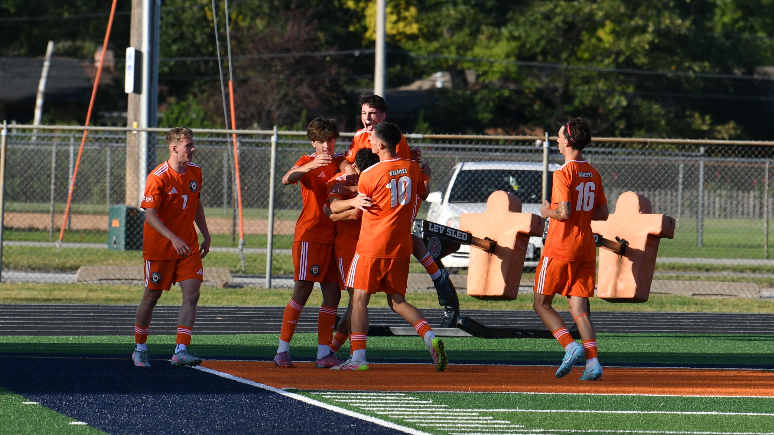 Warriors Strike Early, Hold Off Mustangs for Homecoming Win