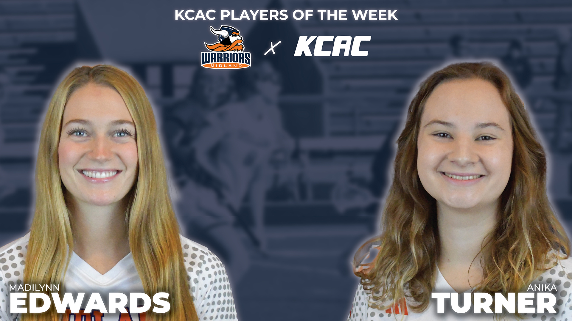 Warriors Sweep KCAC Weekly Honors